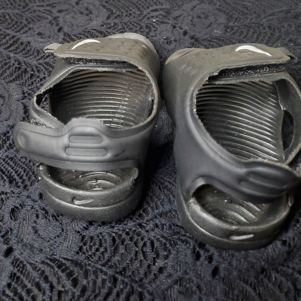 Nike Sunray Adjust 5 Sandals Black Adjustable Infant Toddler 3C - Picture 6 of 14